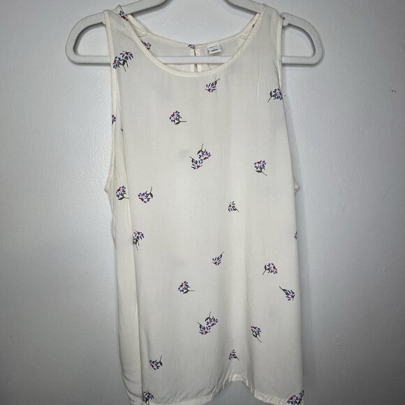 Old Navy Women's Tunic SZ XL Floral Fairy Cottagecore Relaxed Fit 100%Rayon Boho - Picture 4 of 11